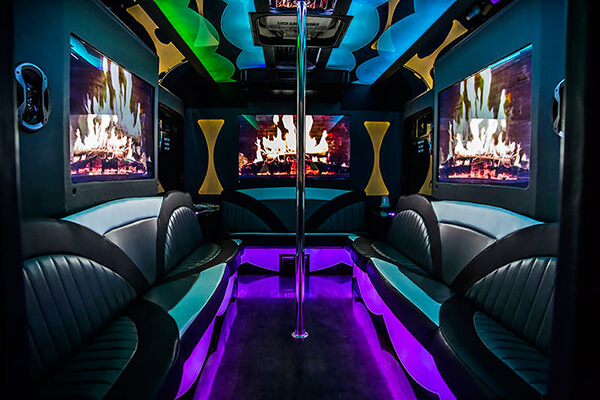 interior party bus